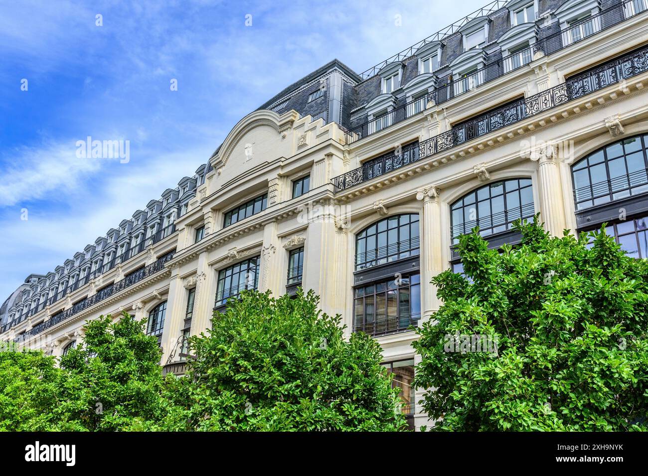 Siège social de la maison Louis Vuitton, rue du Pont neuf, Paris 75001, France. Banque D'Images