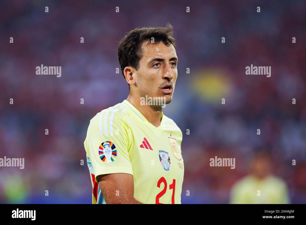 Dusseldorf, Allemagne. 24 juin 2024. Mikel Oyarzabal (Espagne) vu lors du match UEFA Euro 2024 entre les équipes nationales d'Albanie et d'Espagne à Merkur Spiel-Arena. Score final : Albanie 0:1 Espagne (photo Maciej Rogowski/SOPA images/Sipa USA) crédit : Sipa USA/Alamy Live News Banque D'Images