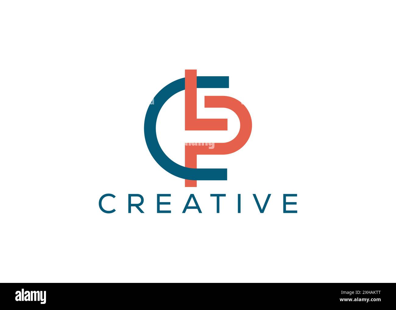 Modèle de conception de logo lettre l P C minimal et professionnel Illustration de Vecteur