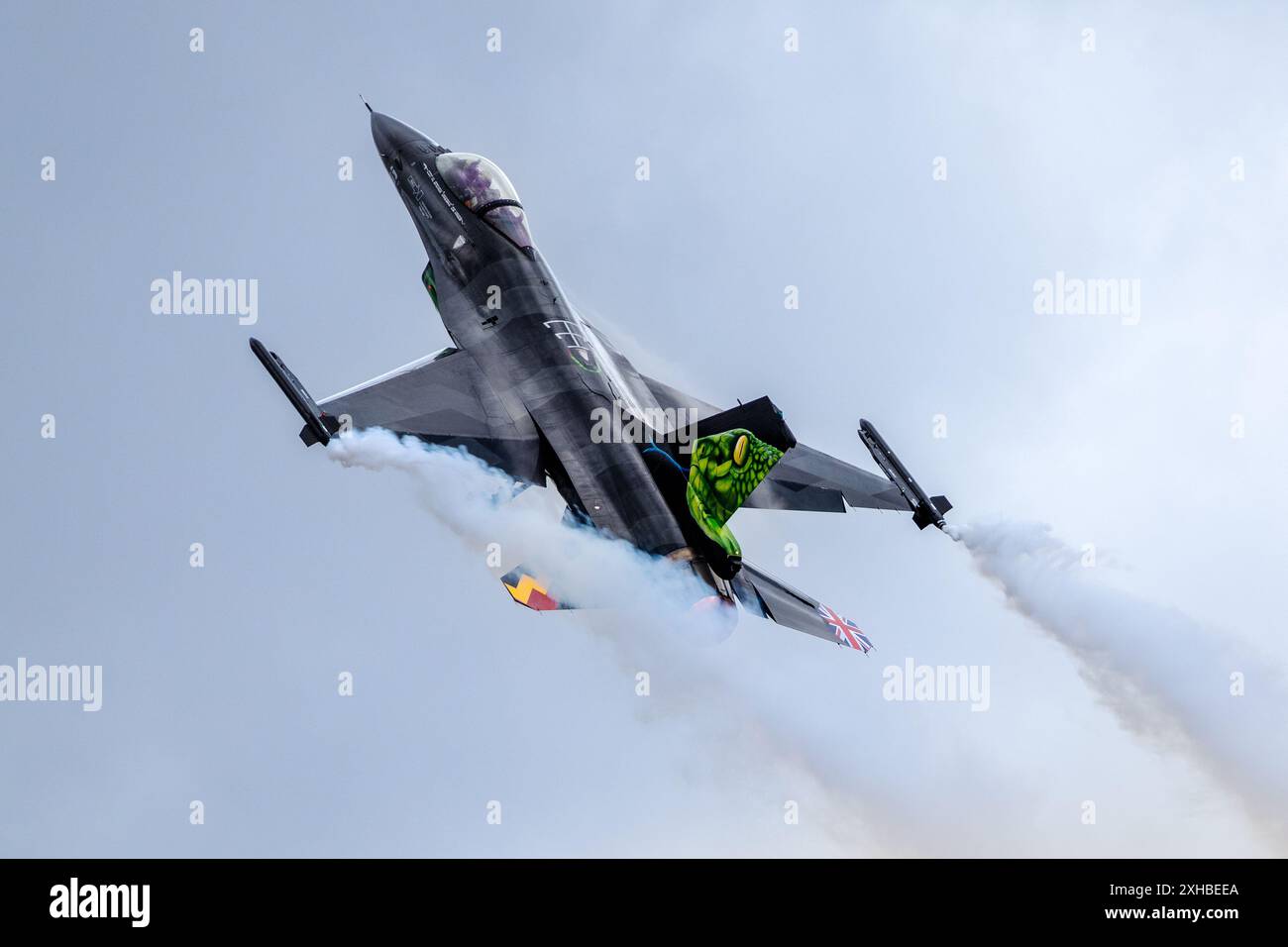 Force aérienne belge - F-16AM Fighting Falcon, aéroporté au Royal International Air Tattoo 2023. Banque D'Images