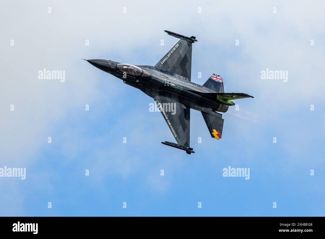Force aérienne belge - F-16AM Fighting Falcon, aéroporté au Royal International Air Tattoo 2023. Banque D'Images