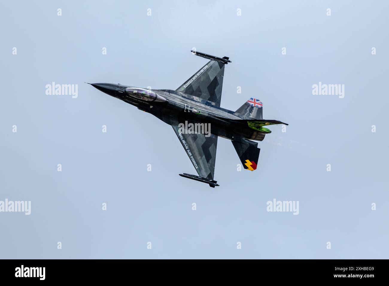 Force aérienne belge - F-16AM Fighting Falcon, aéroporté au Royal International Air Tattoo 2023. Banque D'Images