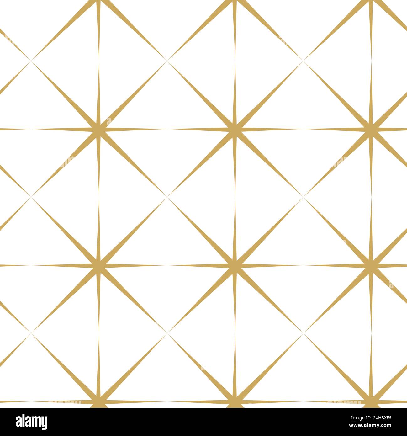 Motif géométrique abstrait avec des croix, des rayures, des lignes. Arrière-plan vectoriel transparent. Ornement blanc et or. Design graphique réticulé moderne. Banque D'Images