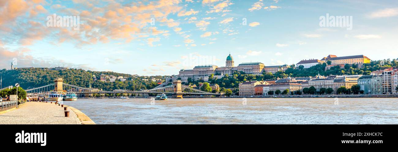 Vieille ville de Budapest, Hongrie Banque D'Images