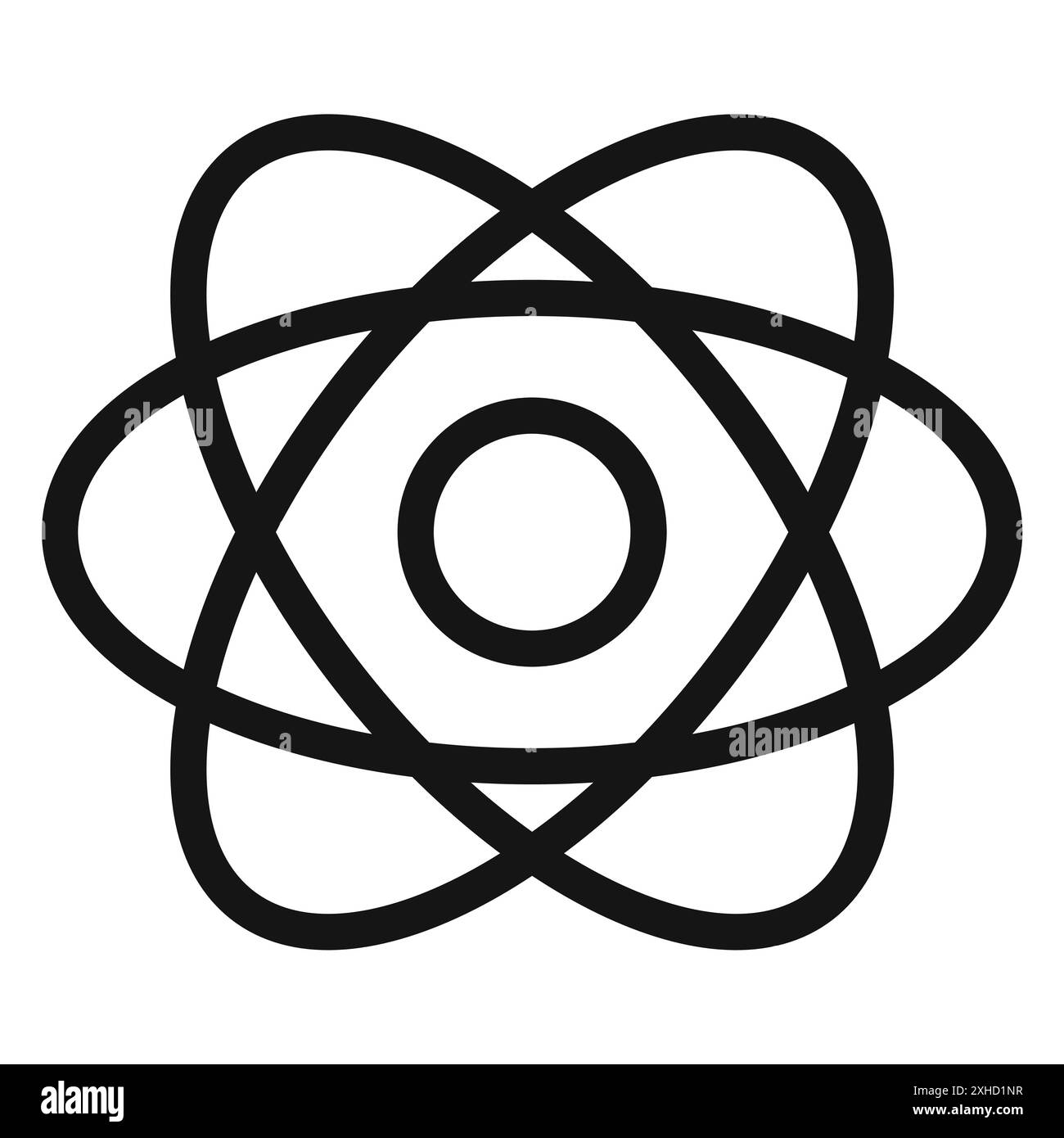 Icône physique symbole vectoriel ou ensemble de signes collection dans un contour noir et blanc Illustration de Vecteur