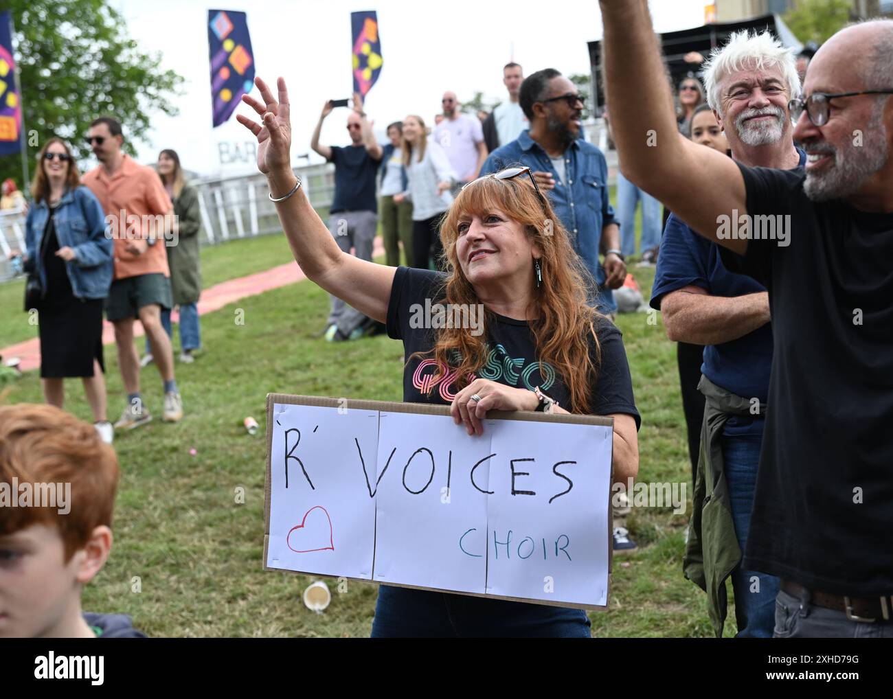 LONDRES, ANGLETERRE - 13 JUILLET 2024 : Kaleidoscope Festival 2024 au parc Alexandra Palace le 13 juillet 2024 à Londres, Angleterre. ( Credit : Voir Li/Picture Capital/Alamy Live News Banque D'Images