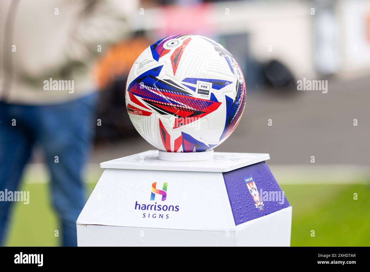 York, Royaume-Uni, 13 juillet 2024, York City VS Sheffield United match de pré-saison au LNER Community Stadium, crédit Aaron Badkin/Alamy Live News. Banque D'Images