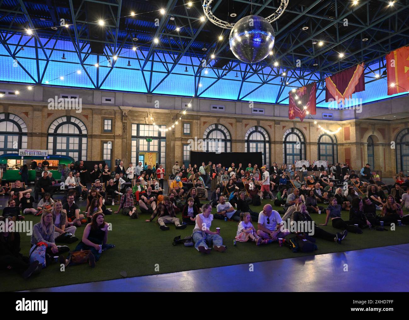 LONDRES, ANGLETERRE - 13 JUILLET 2024 : Kaleidoscope Festival 2024 au parc Alexandra Palace le 13 juillet 2024 à Londres, Angleterre. ( Credit : Voir Li/Picture Capital/Alamy Live News Banque D'Images