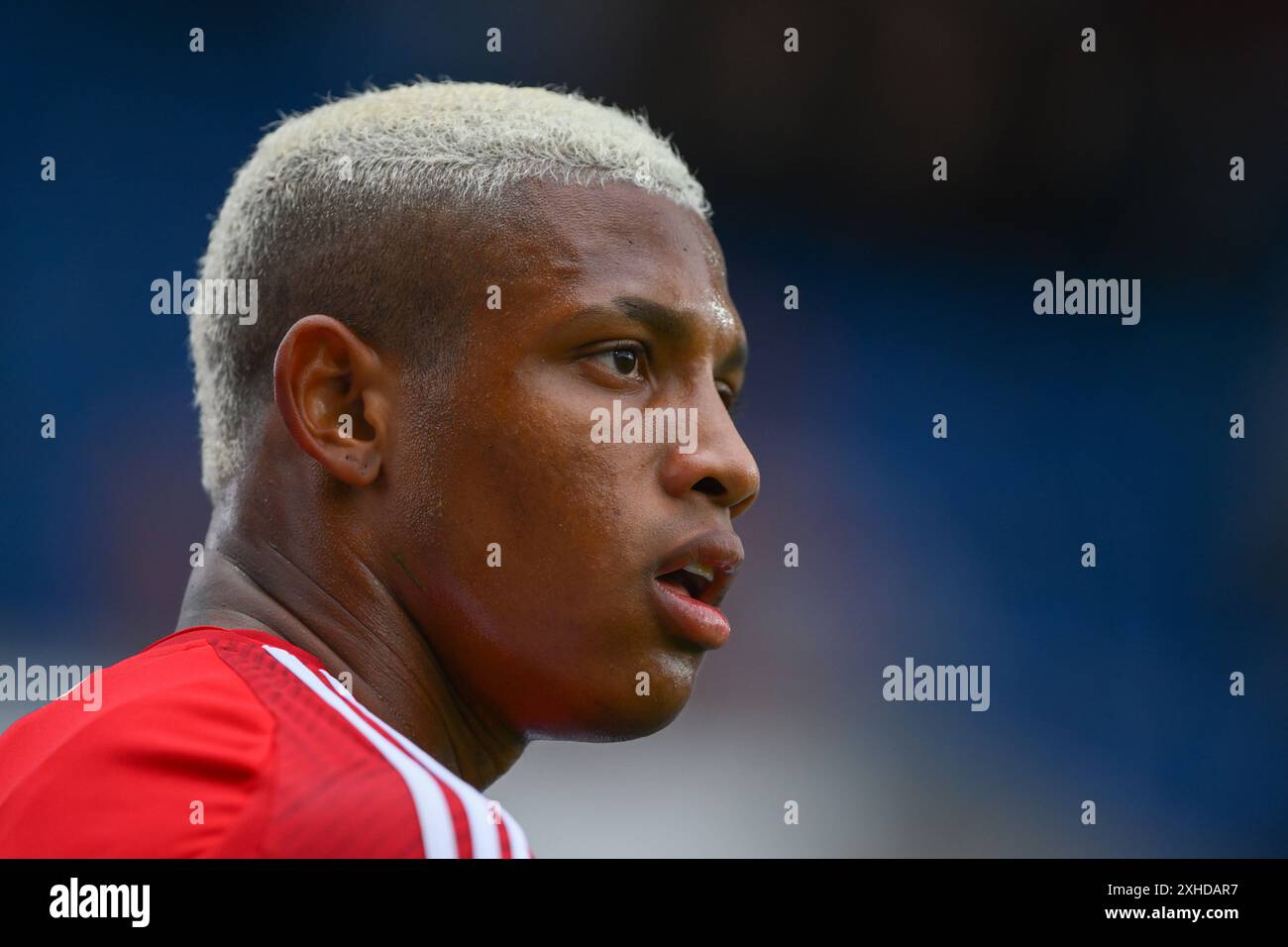 Danilo de Nottingham Forest lors du match amical de pré-saison entre Chesterfield et Nottingham Forest au stade SMH Group, Chesterfield le samedi 13 juillet 2024. (Photo : Jon Hobley | mi News) crédit : MI News & Sport /Alamy Live News Banque D'Images