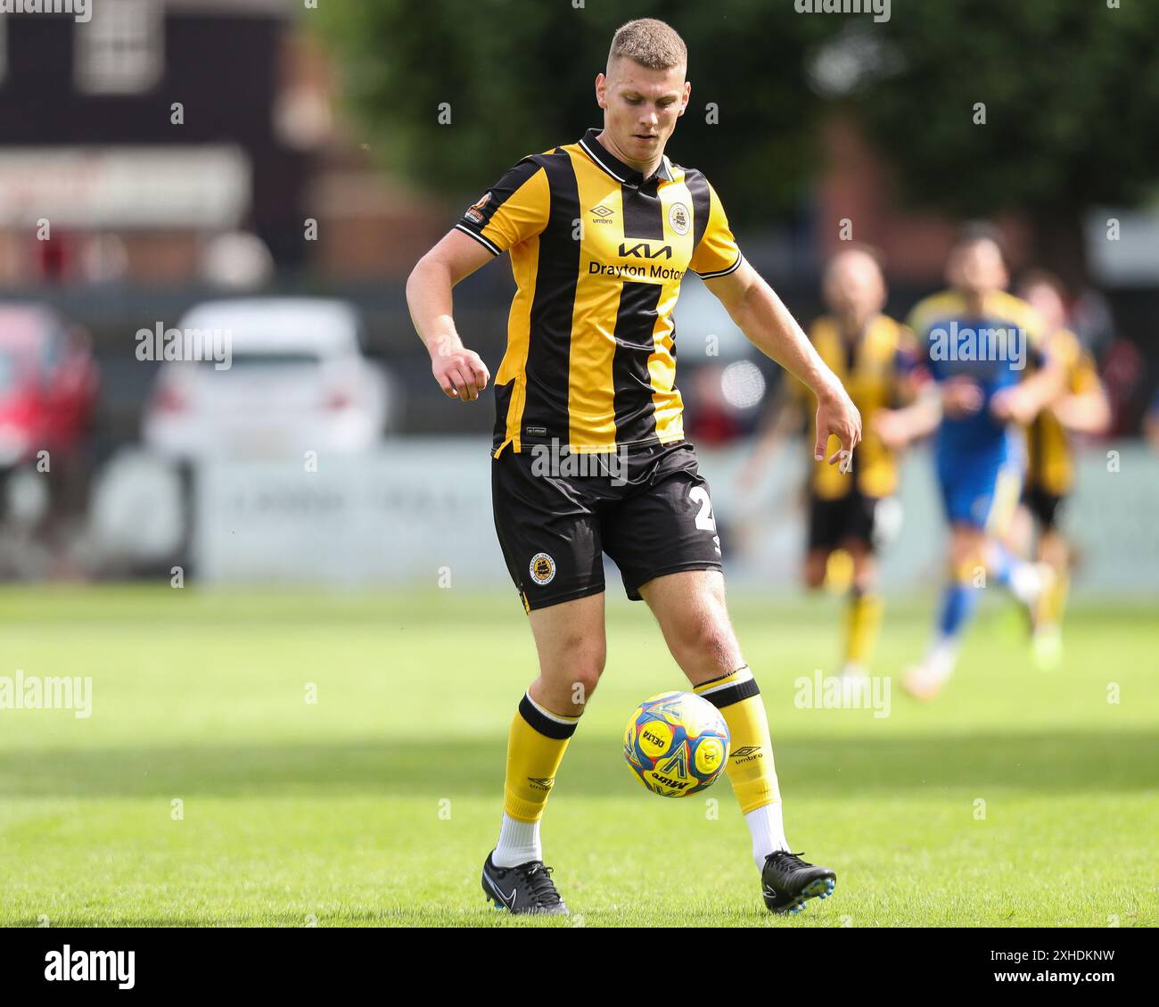 Spalding United vs Boston United Pre-Season Friendly, Sir Halley Stewart Field, Spalding, Lincolnshire, Royaume-Uni. 13 juillet 2024. Crédit : Lee Keuneke/Alamy Live News Banque D'Images