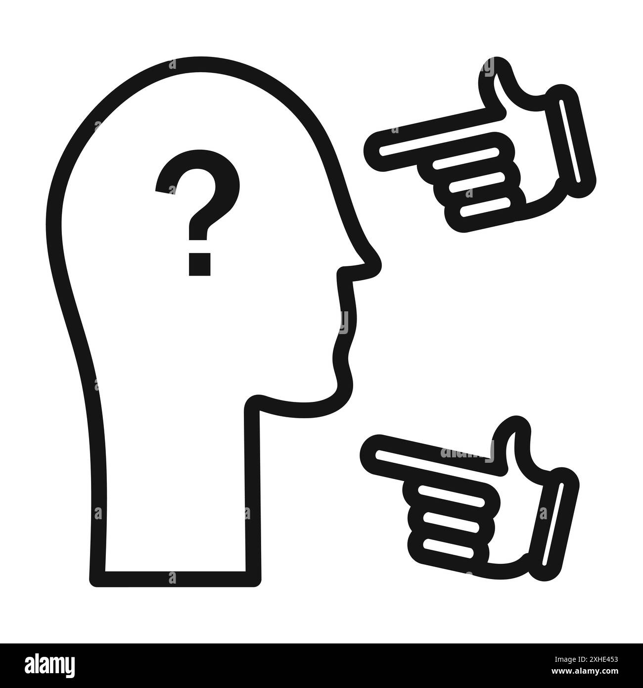 Icône critique symbole vectoriel ou collection d'ensemble de signes dans un contour noir et blanc Illustration de Vecteur