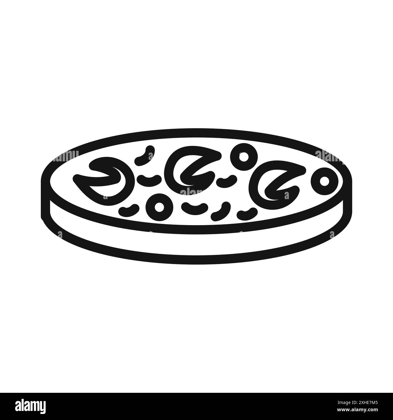 Icône paella symbole vectoriel ou collection d'ensemble de signes dans un contour noir et blanc Illustration de Vecteur Icône paella symbole vectoriel ou collection d'ensemble de signes dans un contour noir et blanc Illustration de Vecteur