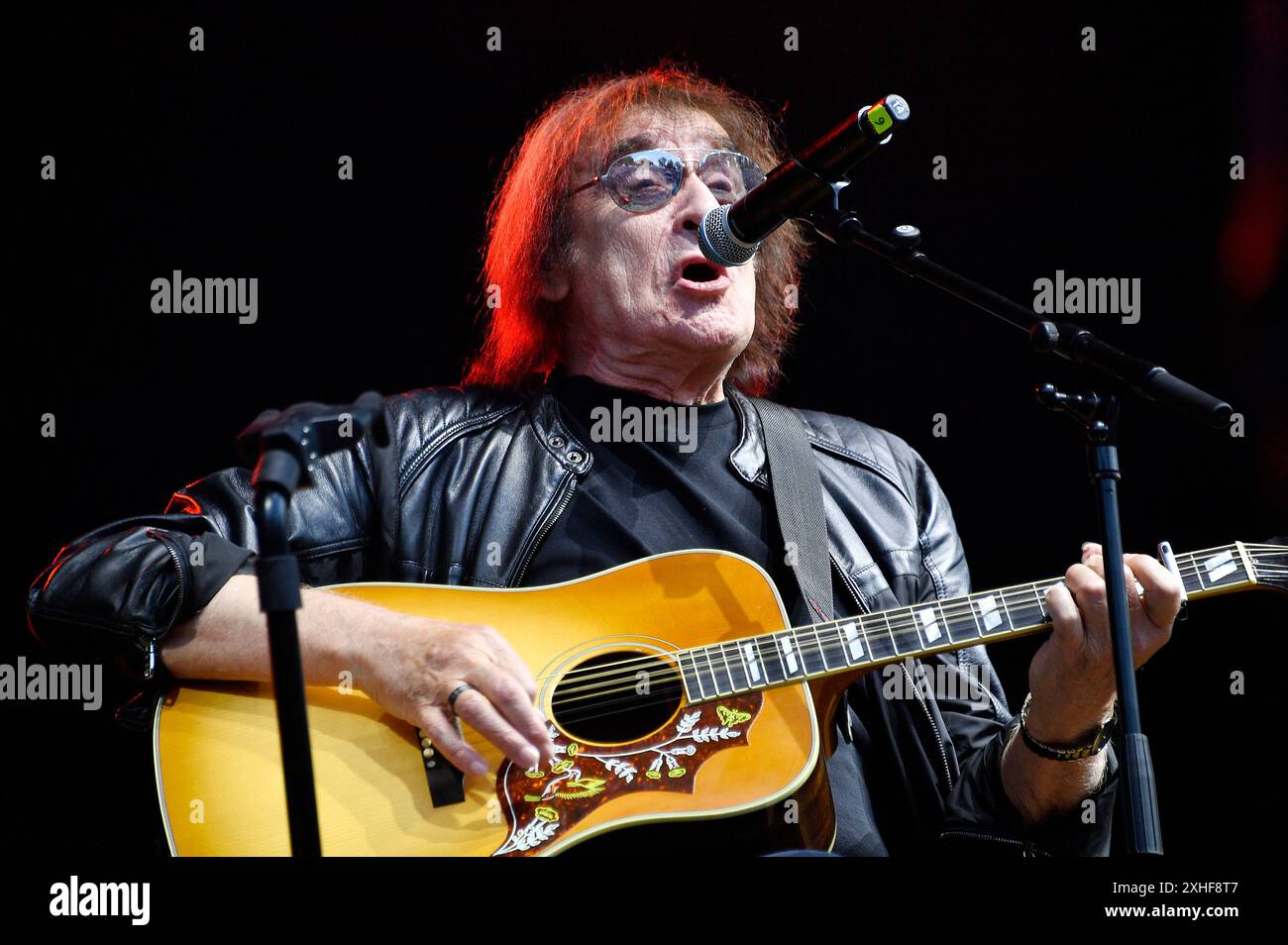 Maschine Dieter Birr live beim Berliner Rundfunk Open Air 2024 auf der Parkbühne Wuhlheide. Berlin, 13.07.2024 Banque D'Images