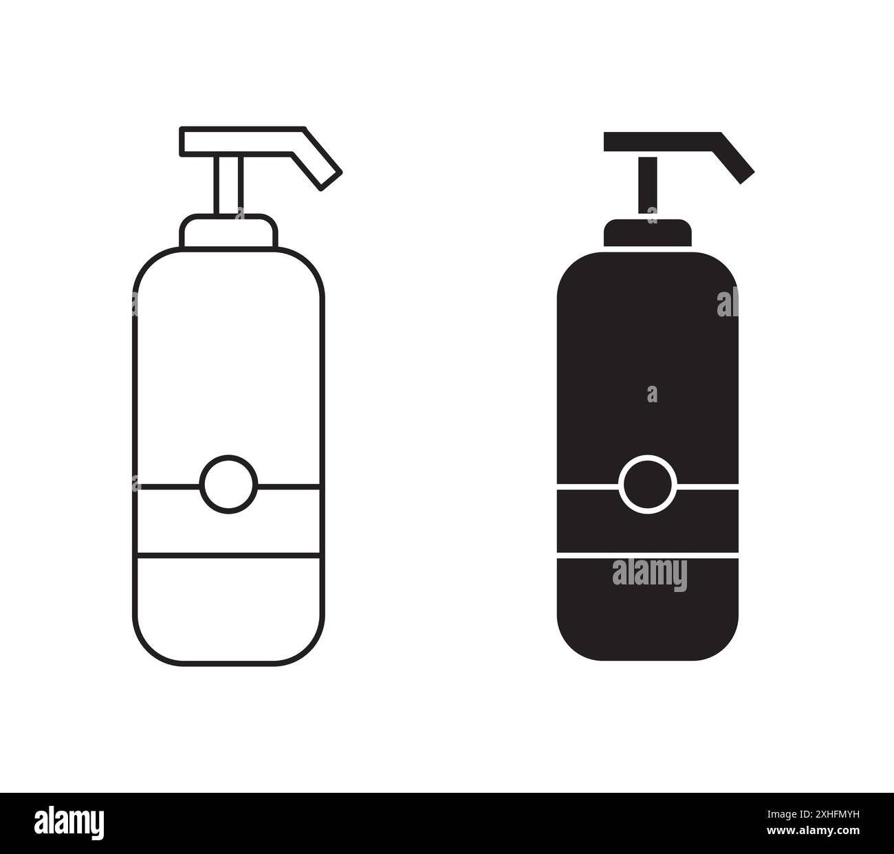 Icône de savon de corps vecteur d'art de ligne noire en noir et blanc contour set signe de collection Illustration de Vecteur