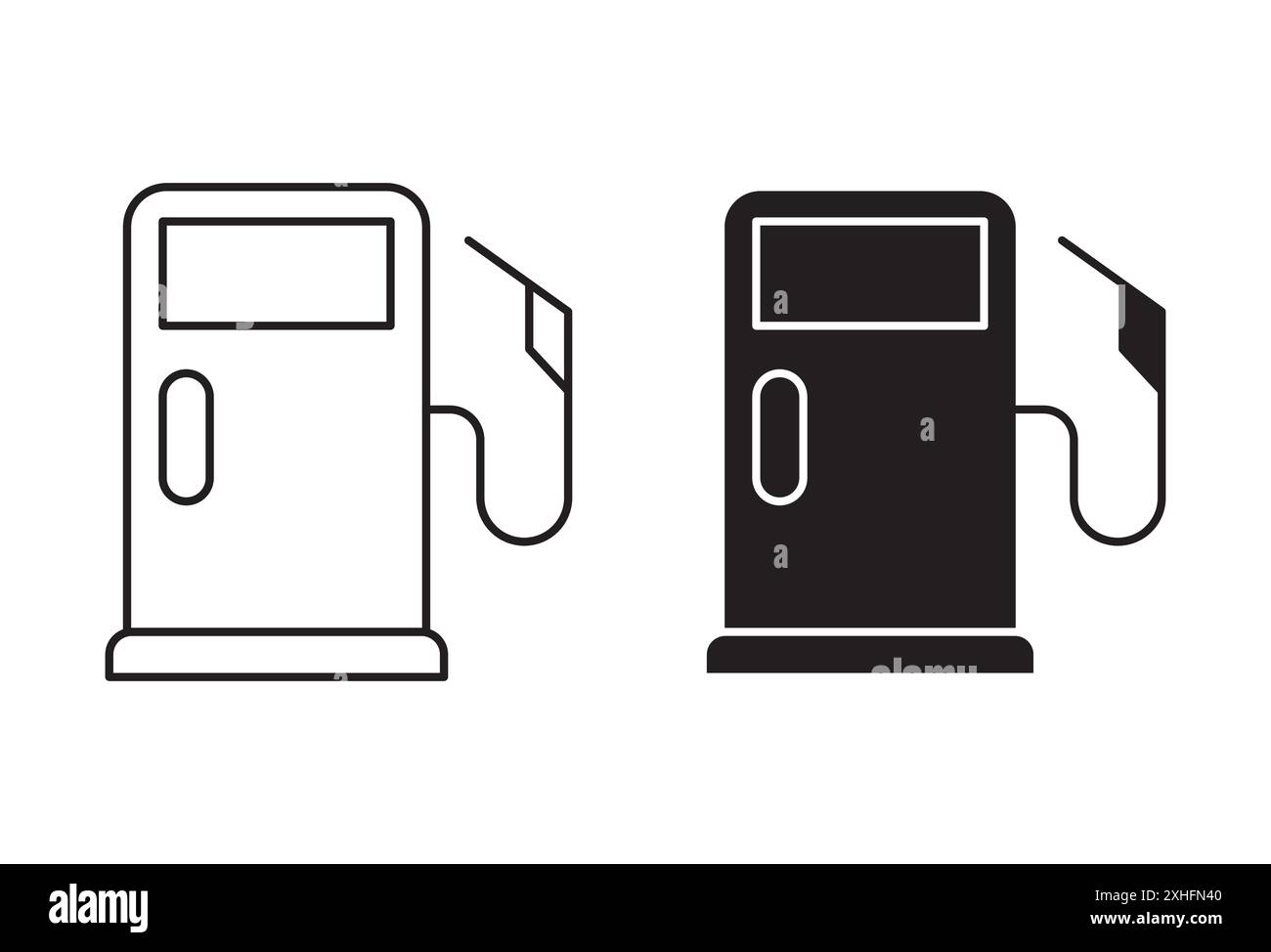 Clipart De Station Service En Noir Et Blanc