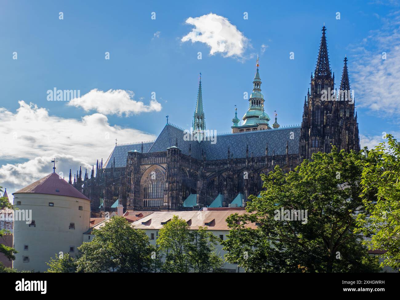 Cathédrale Saint-Guy de Prague, Prague, République Tchèque Banque D'Images