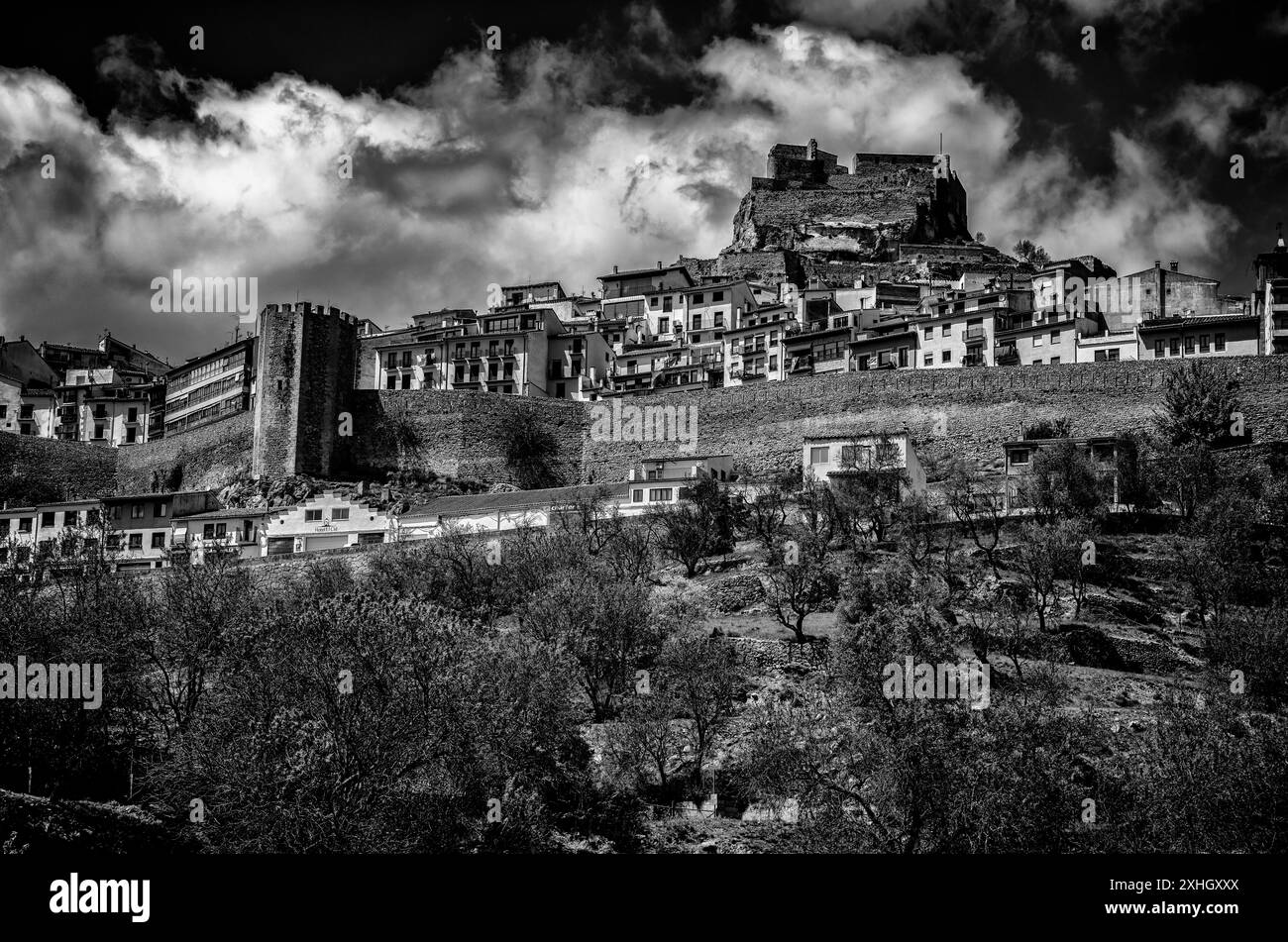 Vue de Morella, Castello, Espagne. Mai 2022 Banque D'Images