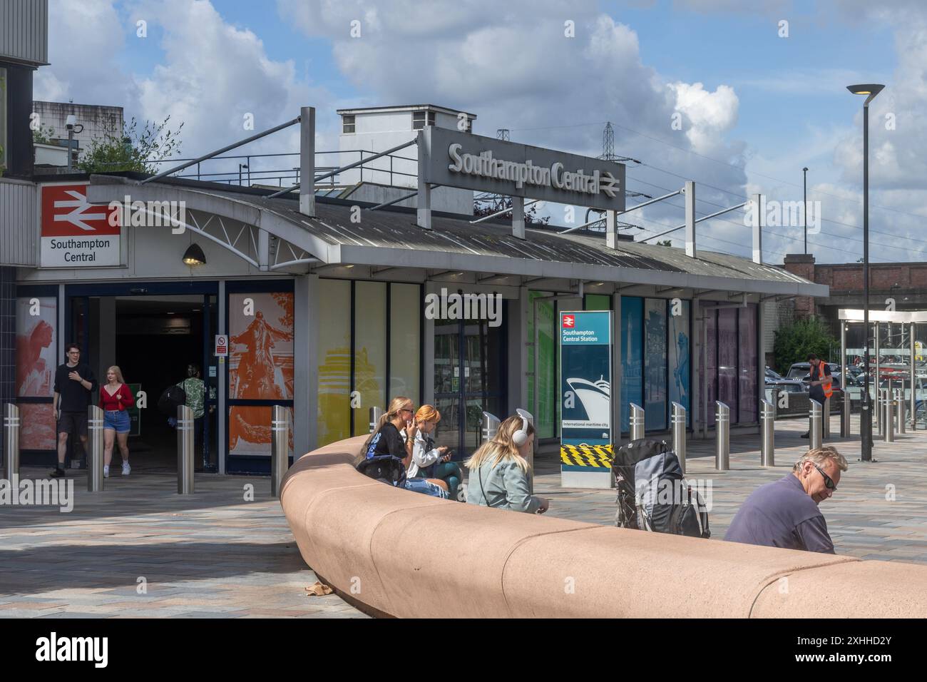 Southampton Central Railway station, gare dans le centre-ville de Southampton, Hampshire, Angleterre, Royaume-Uni Banque D'Images