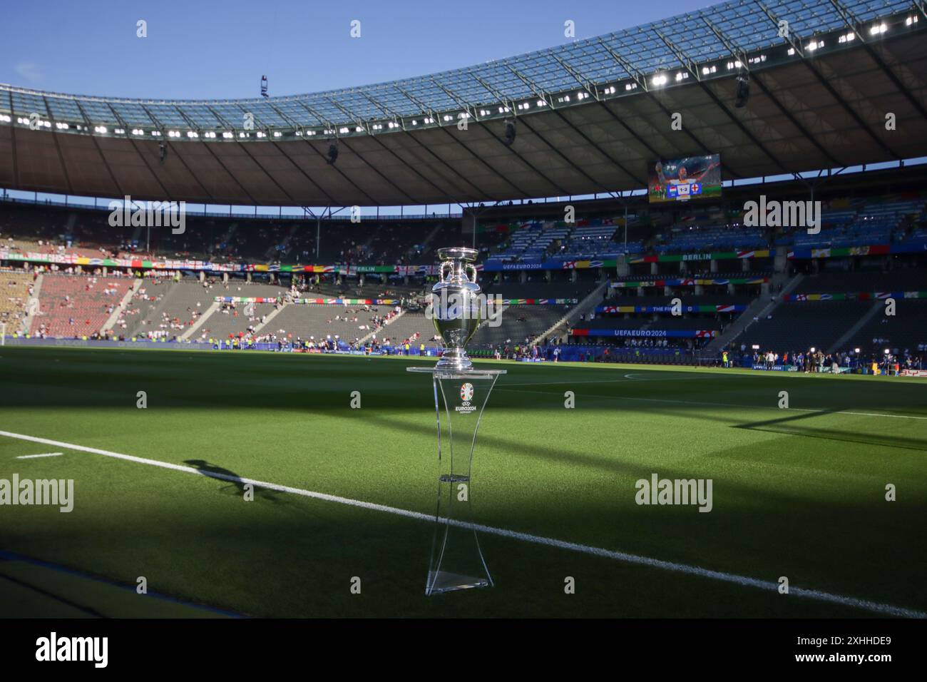 Berlin, Allemagne, 14 juillet 2024. Pendant le match entre l'Espagne et l'Angleterre. UEFA Euro 2024 Allemagne. Correspondance finale. Banque D'Images