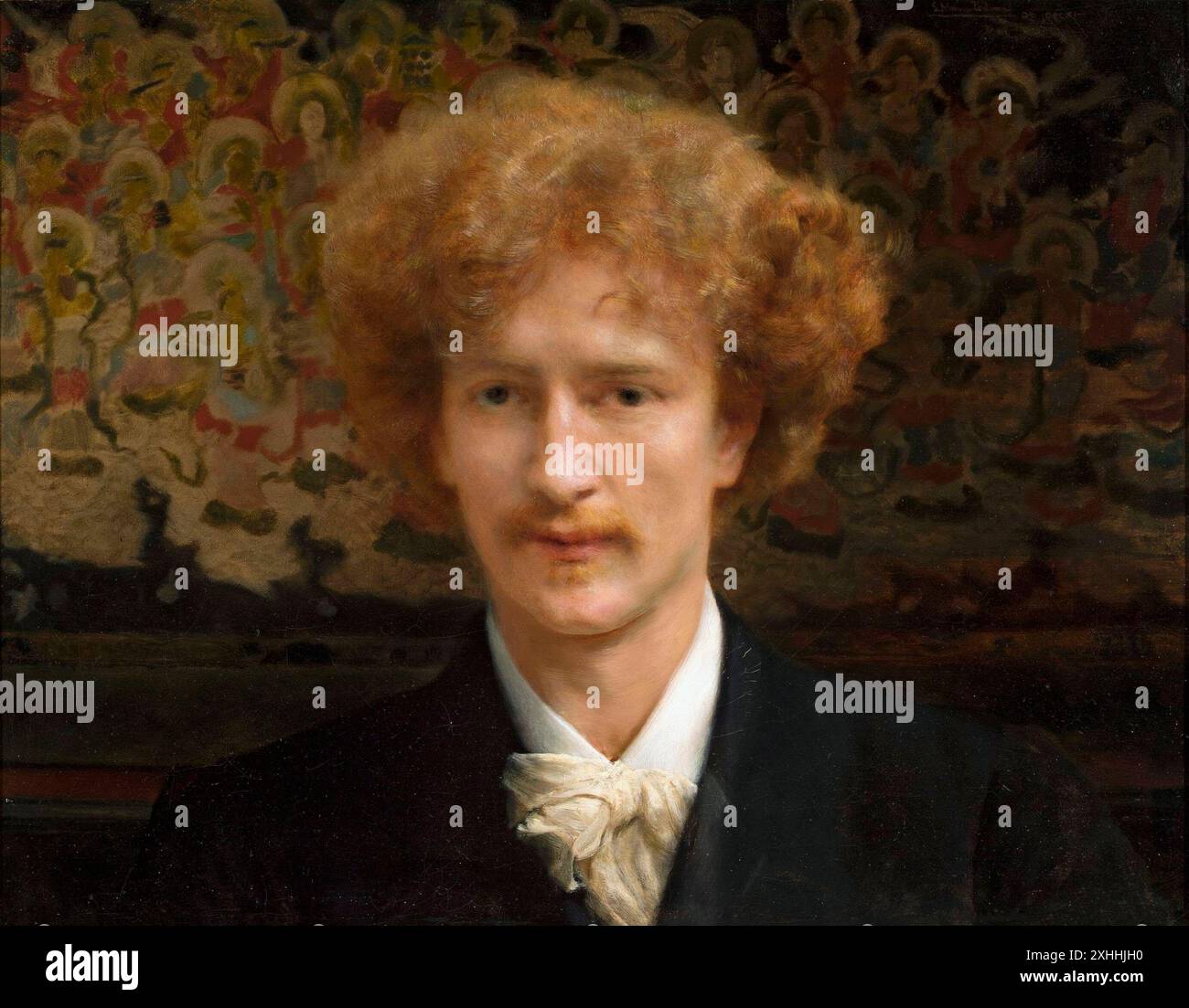 Portrait d'Ignacy Jan Paderewski (1860-1941) - Lawrence Alma-Tadema, 1891 Banque D'Images