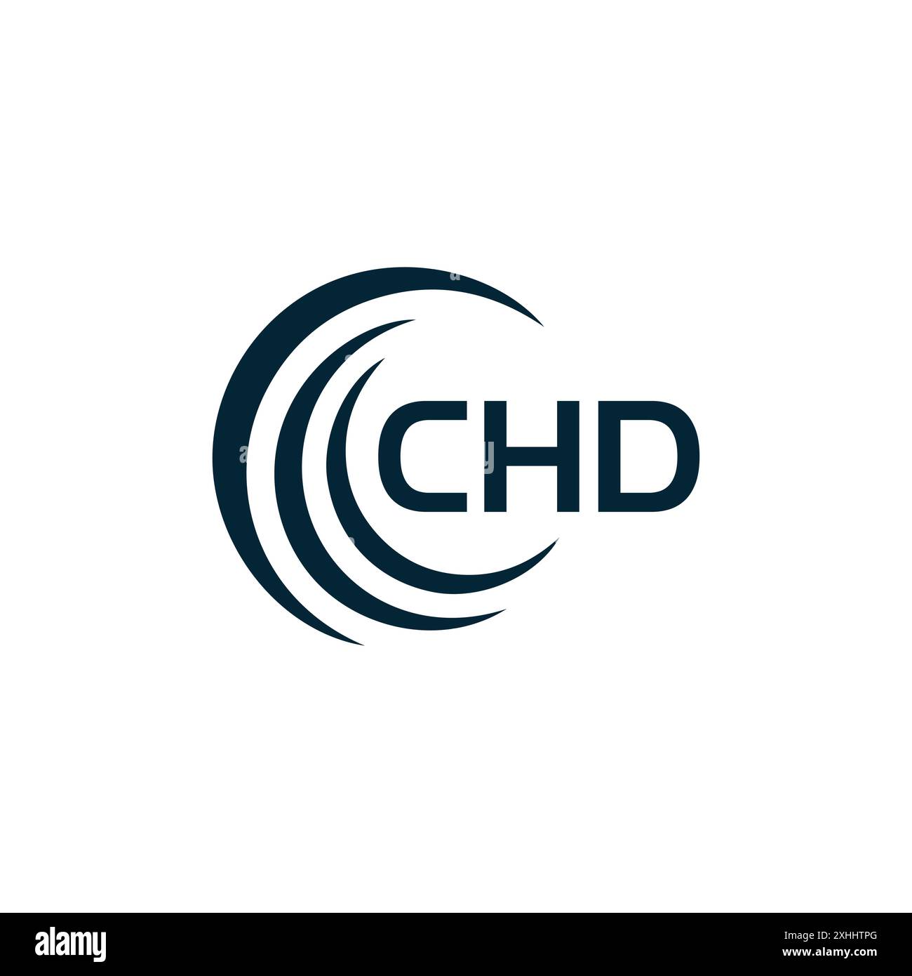 Logo CHD. CONCEPTION C H D. Lettre CHD blanche. CHD, C H d lettre logo design. Conception de logo de lettre C H d en OR, LOGO D'OR, TROIS, style. ensemble de lettres logo Illustration de Vecteur