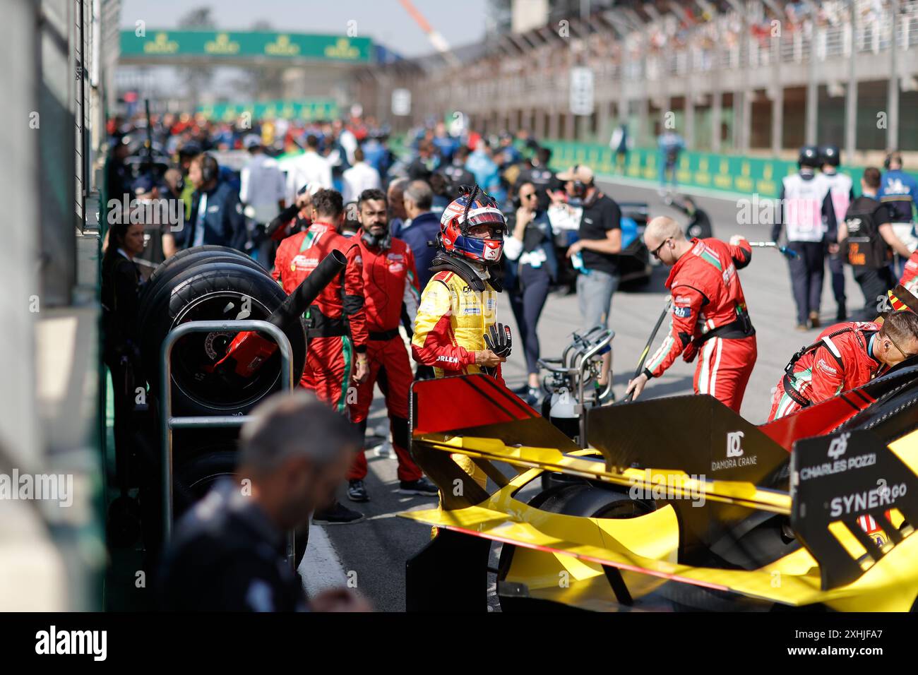 KUBICA Robert (pol), AF Corse, Ferrari 499P, portrait lors des Rolex 6 heures de Sao Paulo 2024, 5ème manche du Championnat du monde FIA d'Endurance 2024, du 12 au 14 juillet 2024 sur l'Autodromo Jose Carlos Pace à Interlagos, Brésil Banque D'Images