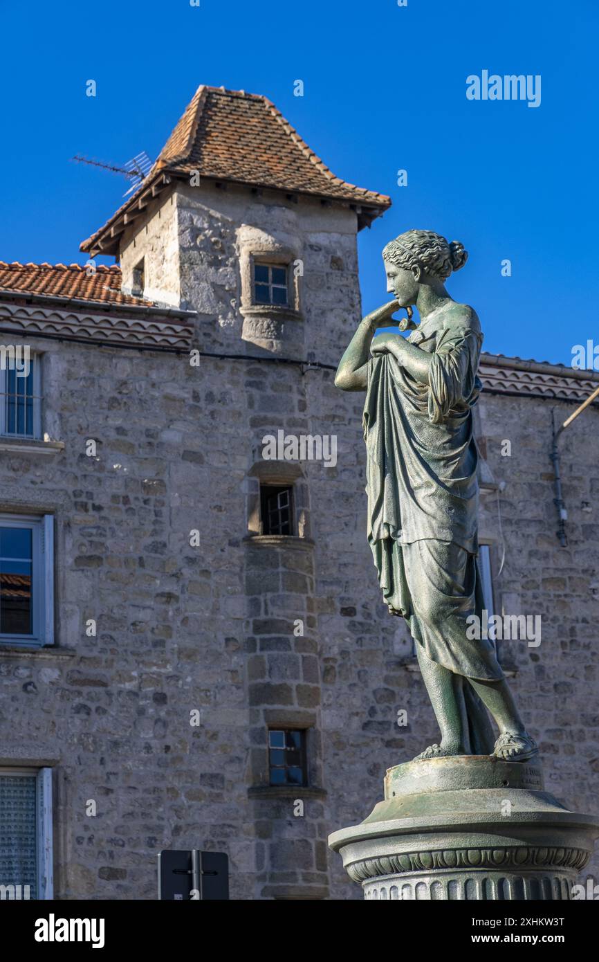 France, Loire, Saint Bonnet le Château, Monts du Forez Banque D'Images