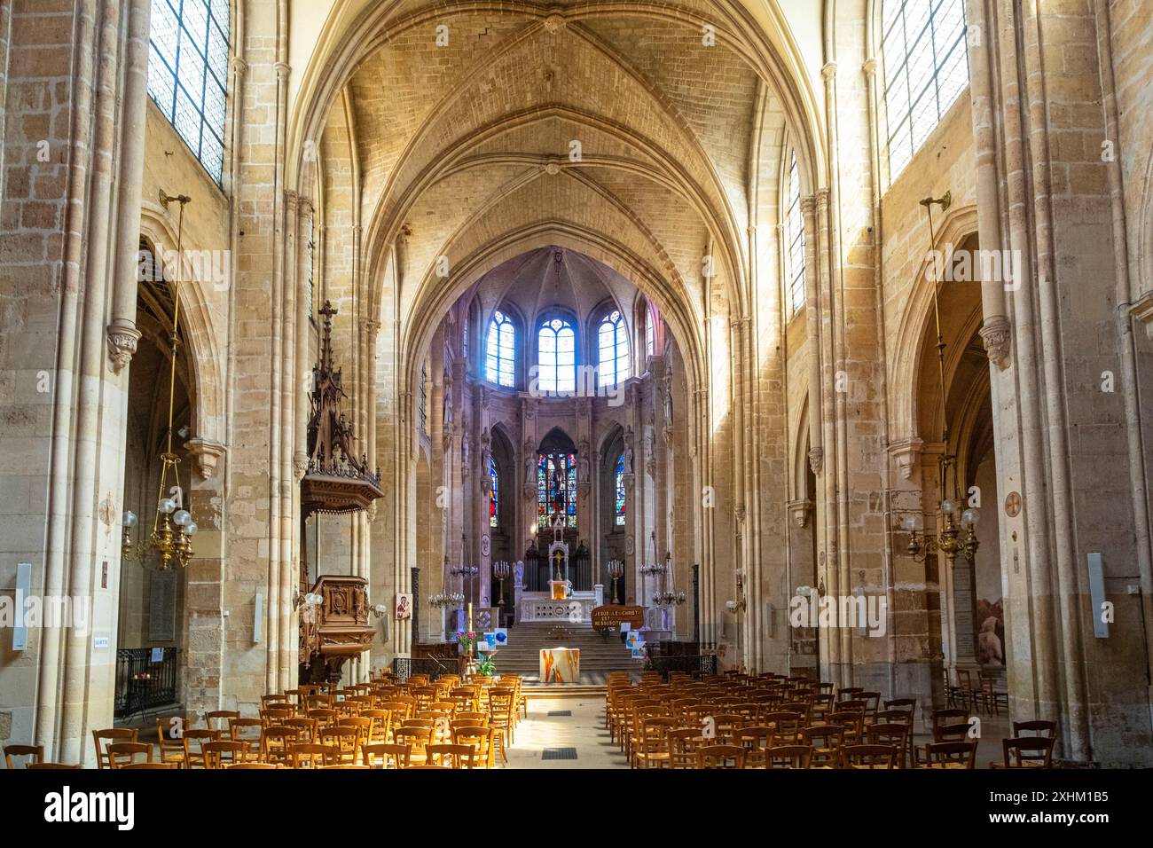 France, Paris, église Saint Leu Saint Gilles Banque D'Images