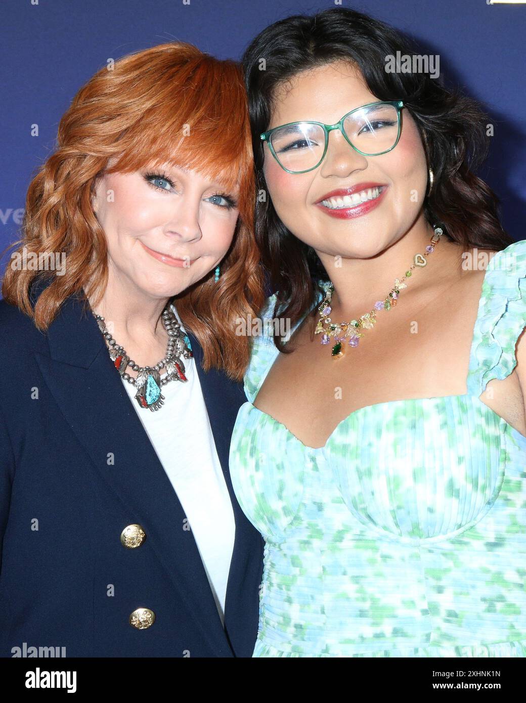 14 juillet 2024, Pasadena, CA, USA : LOS ANGELES - 14 juillet : Reba McEntire, Belissa Escobedo à la tournée de presse NBCUniversal TCA à l'hôtel Langham le 14 juillet 2024 à Pasadena, CA (crédit image : © Kay Blake/ZUMA Press Wire) USAGE ÉDITORIAL SEULEMENT! Non destiné à UN USAGE commercial ! Banque D'Images