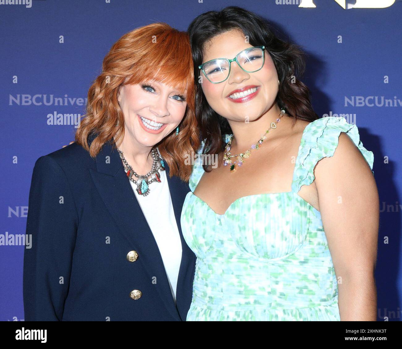 14 juillet 2024, Pasadena, CA, USA : LOS ANGELES - 14 juillet : Reba McEntire, Belissa Escobedo à la tournée de presse NBCUniversal TCA à l'hôtel Langham le 14 juillet 2024 à Pasadena, CA (crédit image : © Kay Blake/ZUMA Press Wire) USAGE ÉDITORIAL SEULEMENT! Non destiné à UN USAGE commercial ! Banque D'Images