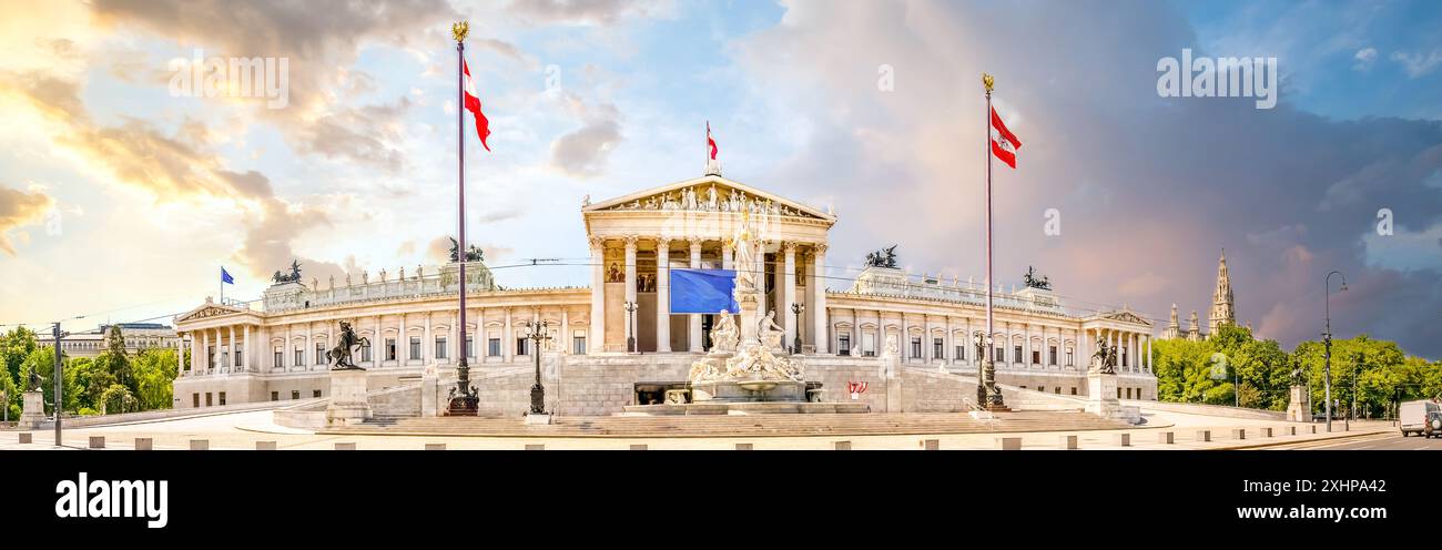 Vieille ville de Vienne, Autriche Banque D'Images