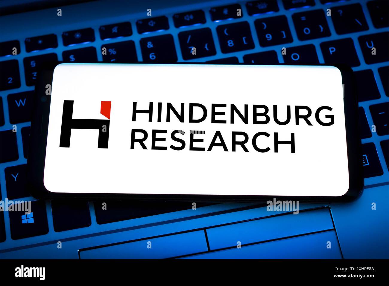 Hindenburg Research - analyse et rapports financiers Banque D'Images