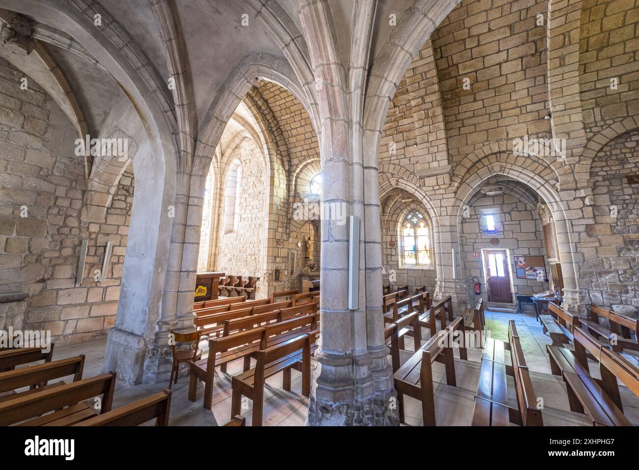 France, Loire, église Saint Nizier, Monts du Forez Banque D'Images