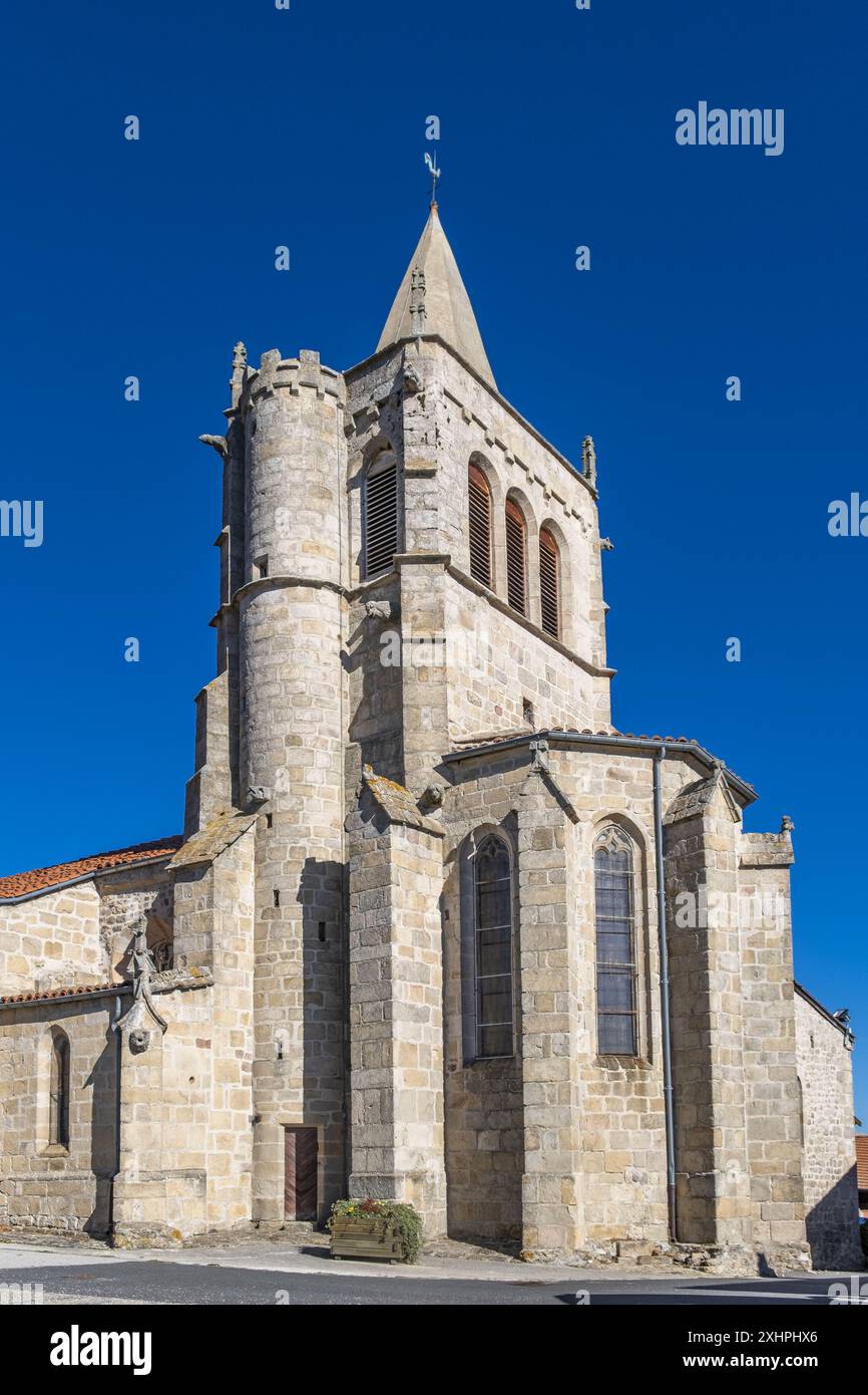 France, Loire, église Saint Nizier, Monts du Forez Banque D'Images