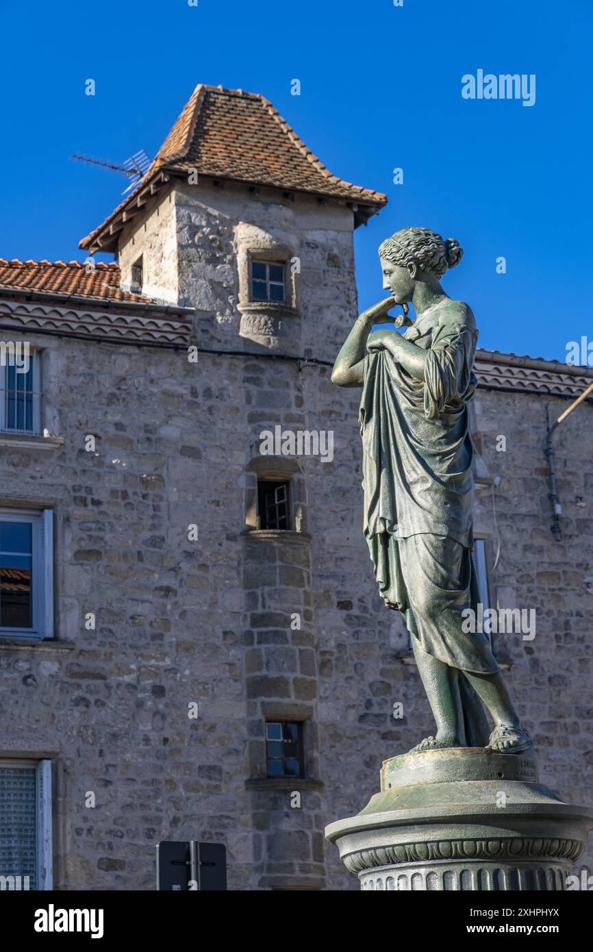 France, Loire, Saint Bonnet le Château, Monts du Forez Banque D'Images