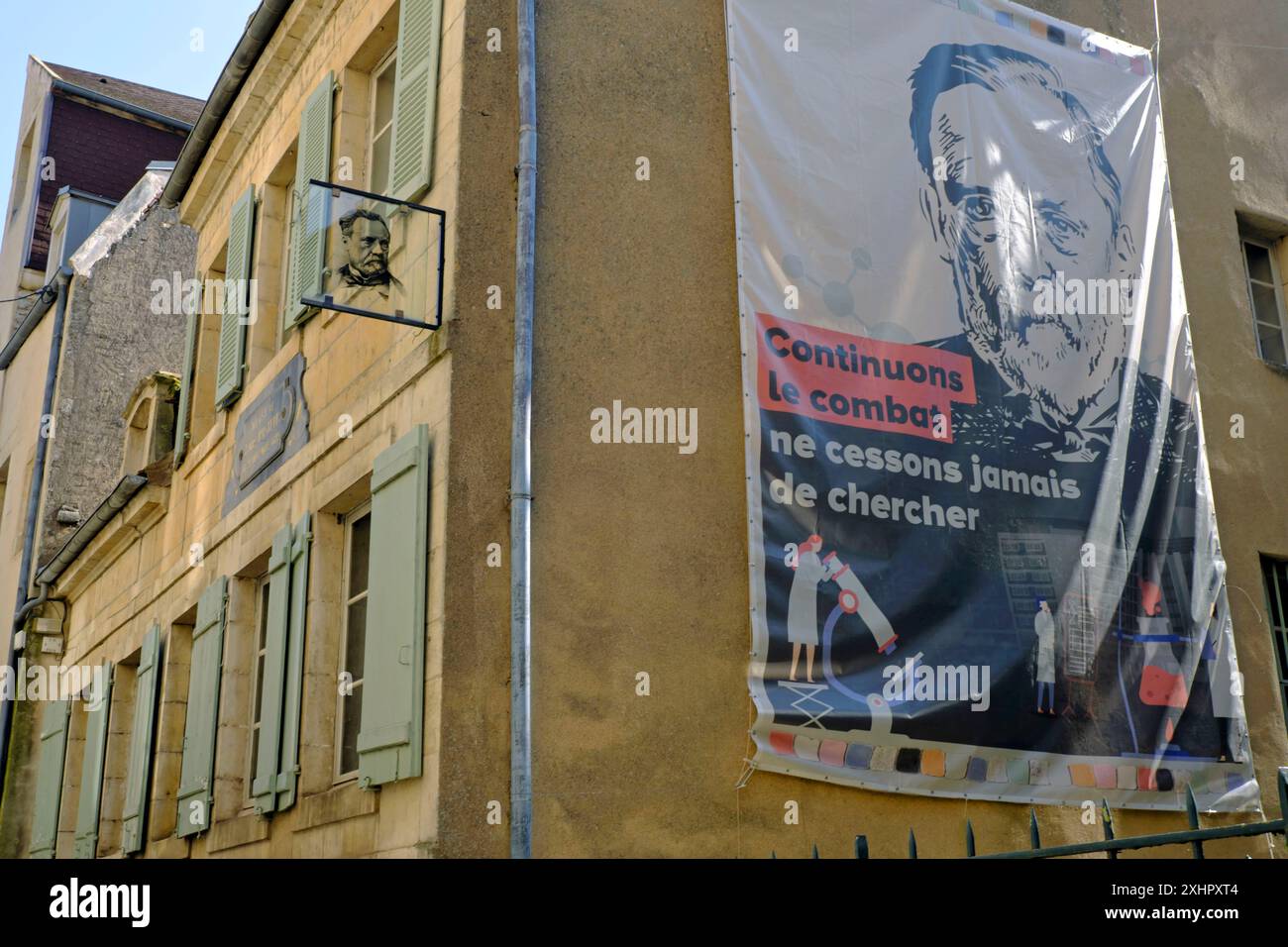 France, Jura, Dole, maison natale de Louis Pasteur, musée Banque D'Images