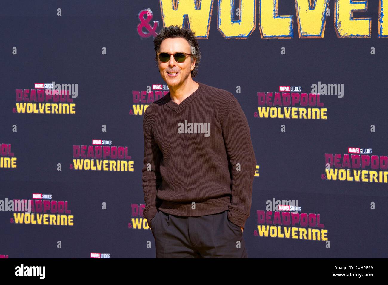 Shawn Levy (réalisateur), DEADPOOL & WOLVERINE (sortie cinéma : 24.07.2024), tapis rouge-jaune à l'événement des fans sur Uber Platz à Berlin, 07.07.2024 Banque D'Images