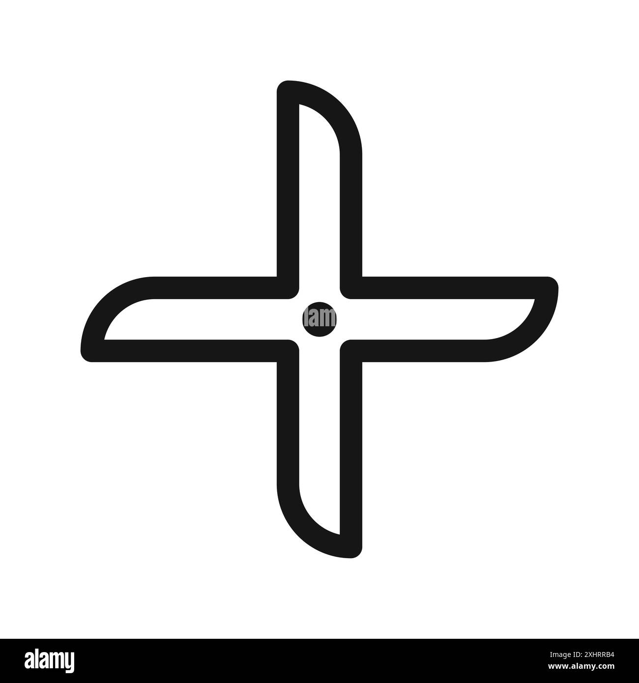 Icône japonaise de ninja shuriken vecteur d'art de ligne noire dans le signe de collection de set de contour noir et blanc Illustration de Vecteur