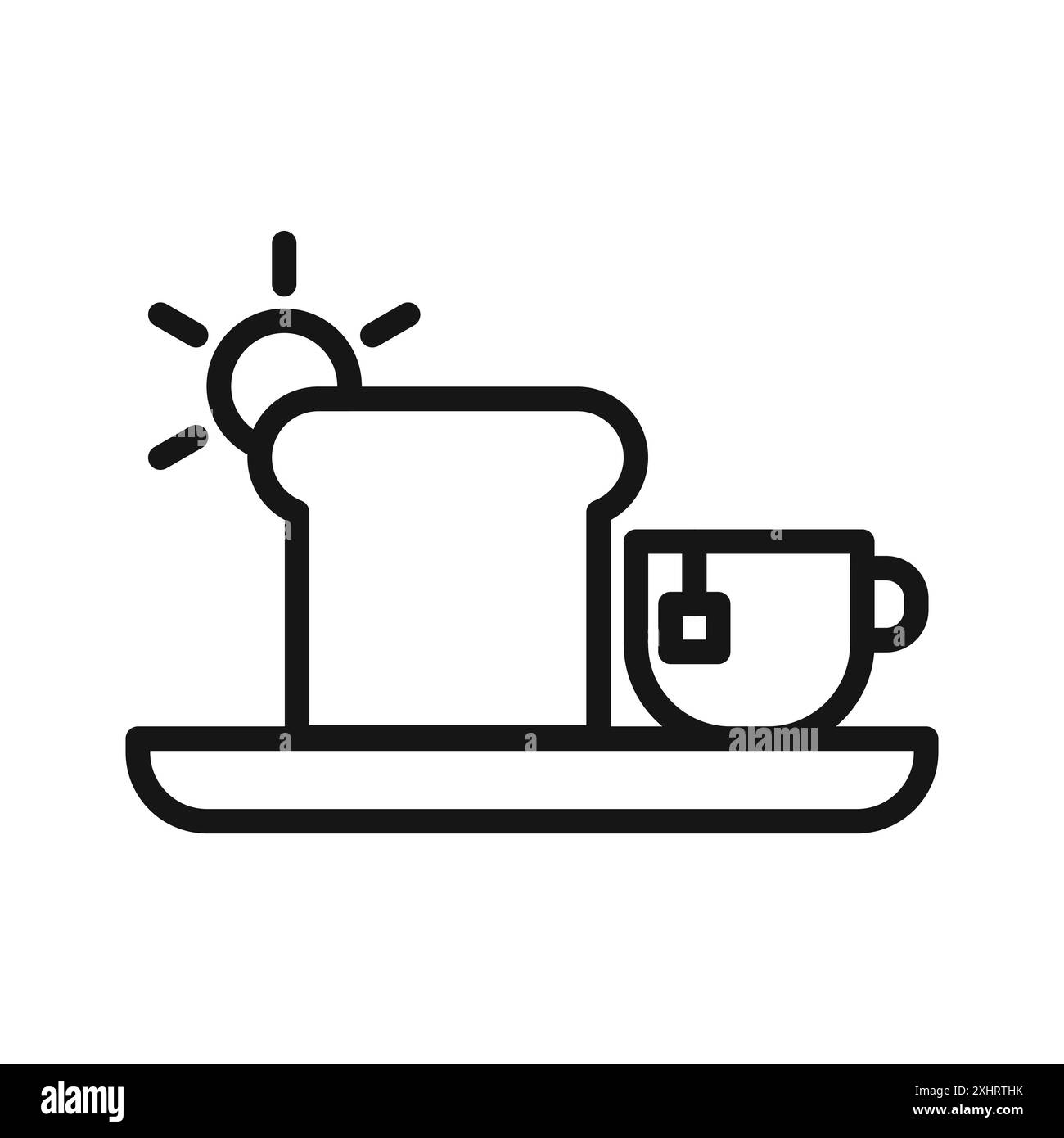 Sunrise Breakfast Icon vecteur d'art de ligne noire en noir et blanc contour set signe de collection Illustration de Vecteur Sunrise Breakfast Icon vecteur d'art de ligne noire en noir et blanc contour set signe de collection Illustration de Vecteur