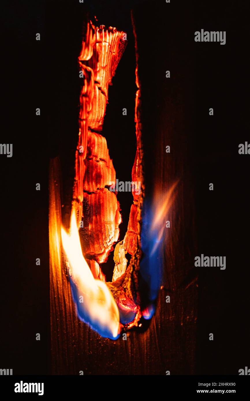 Feu suédois Banque D'Images