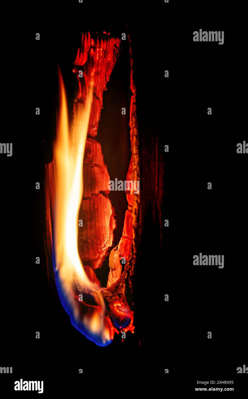 Feu suédois Banque D'Images