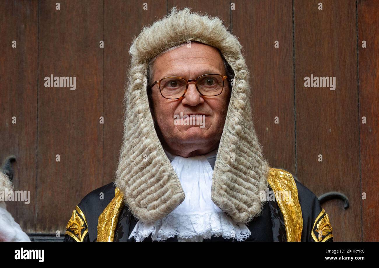 Londres, Angleterre, Royaume-Uni. 15 juillet 2024. Maître des rouleaux Sir GEOFFREY vos est vu à la porte arrière des cours royales de Justice, (image de crédit : © Tayfun Salci/ZUMA Press Wire) USAGE ÉDITORIAL SEULEMENT! Non destiné à UN USAGE commercial ! Banque D'Images