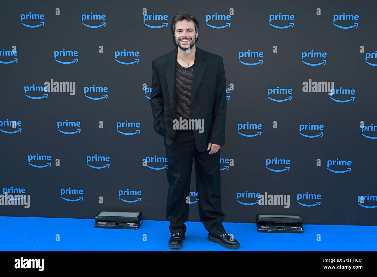 Rome, Italie. 15 juillet 2024. Guglielmo Scilla assiste au tapis blu de Prime Video Presents Italia 2024 à Villa Miani. Crédit : SOPA images Limited/Alamy Live News Banque D'Images