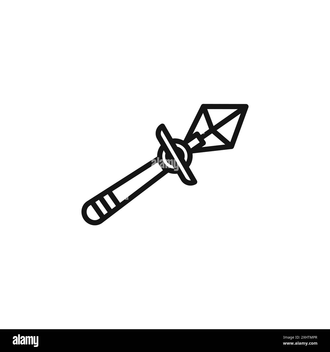 Collection de contour d'icône de ninja shuriken japonais ou ensemble en noir et blanc Illustration de Vecteur