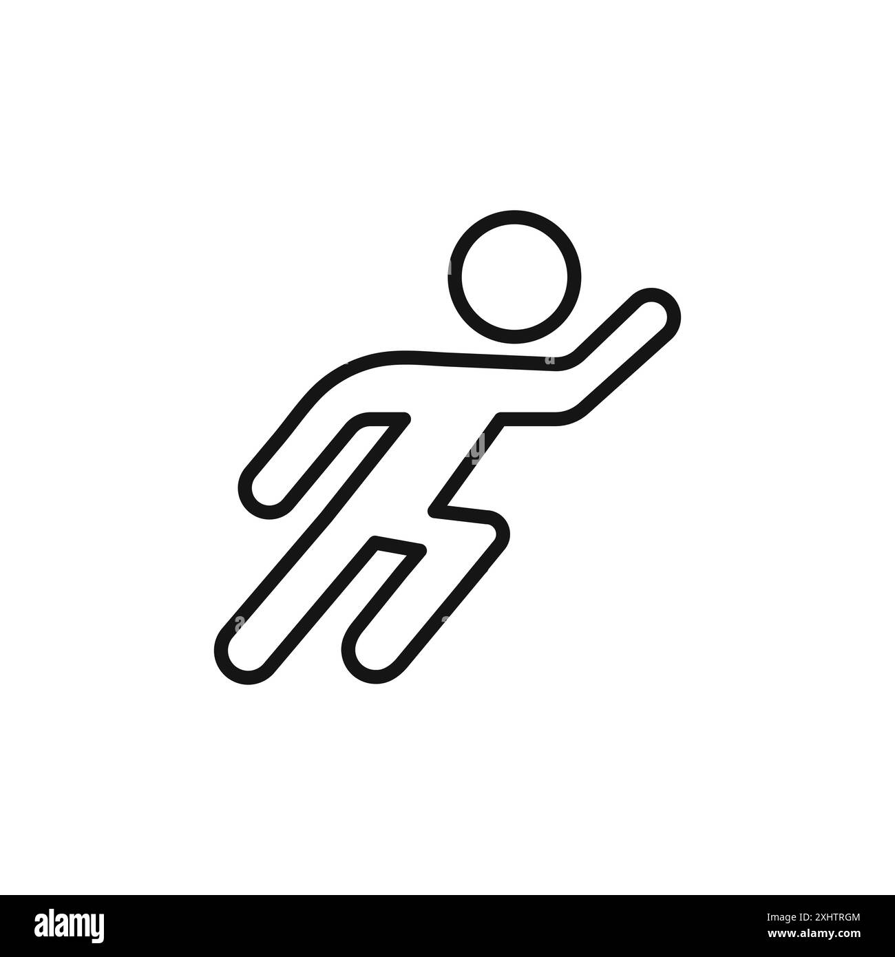 Collection de contour d'icône Sprint ou ensemble en noir et blanc Illustration de Vecteur