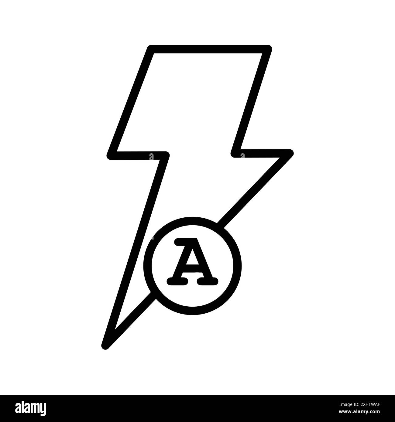 flash automatique icône linéaire marque de logo ensemble collection en noir et blanc pour le web Illustration de Vecteur