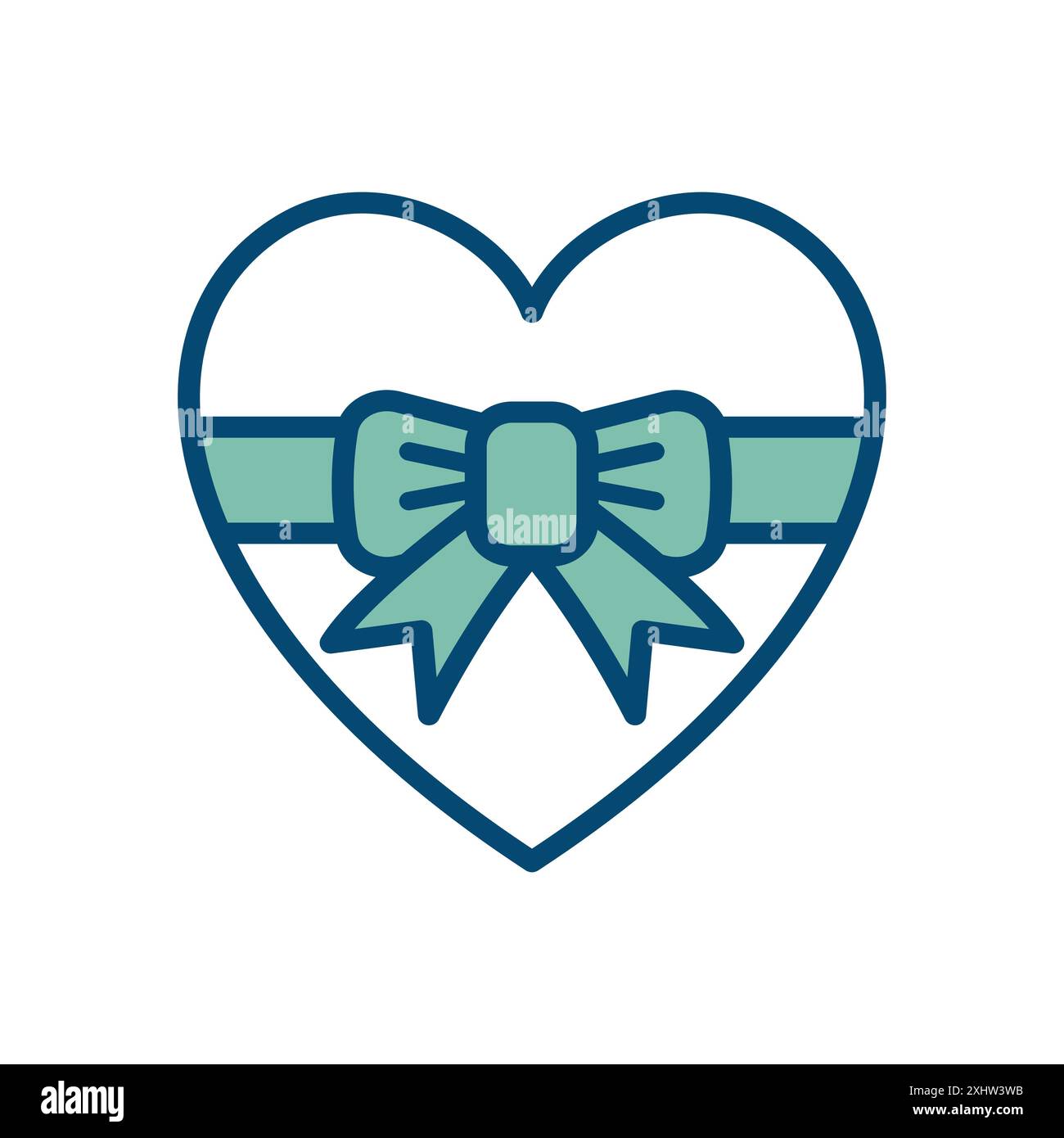 modèle de conception de vecteur d'icône de coeur en fond blanc Illustration de Vecteur