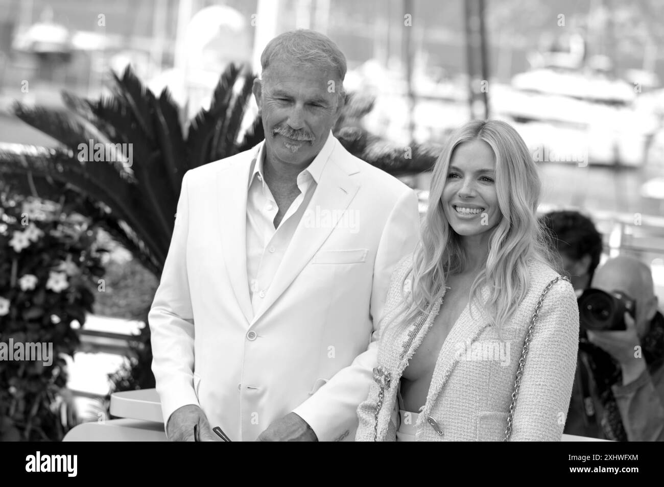 19 mai, Cannes HORIZON : un photocall de la Saga américaine au 77ème Festival de Cannes 2024. Banque D'Images