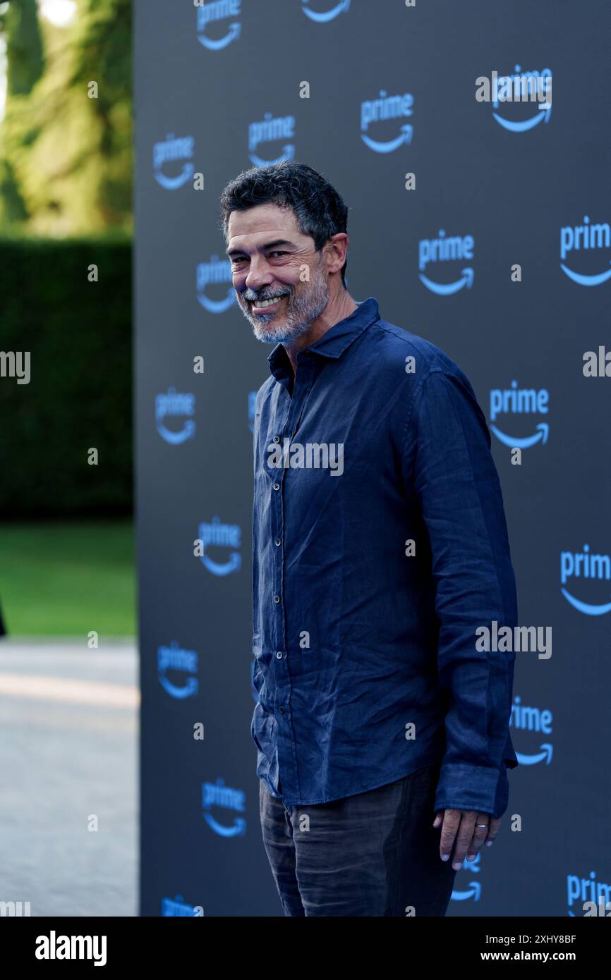 ROME, ITALIE - 15 JUILLET : Alessandro Gassmann assiste à la conférence photo de Prime Video 2024 à la Villa Miani à Rome (ph : Giovanna Onofri) Banque D'Images