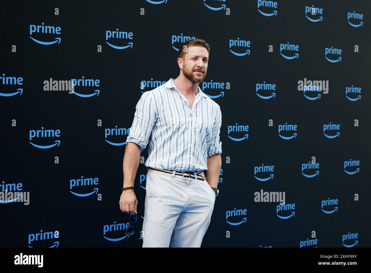 ROME, ITALIE - 15 JUILLET : Maurizio Merluzzo assiste à la conférence photo de Prime Video 2024 à la Villa Miani à Rome (ph : Giovanna Onofri) Banque D'Images